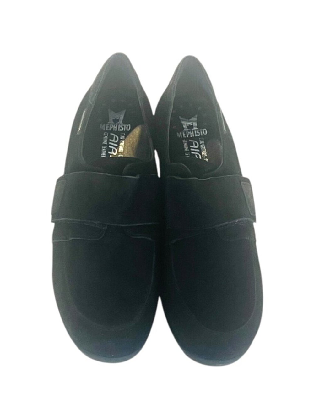 MEPHISTO Graziella Women's Black Velcalf Leather Shoes - Size 9 - NEW - Picture 2 of 10